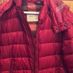 Authentic Burberry Mens Medium Puffer 